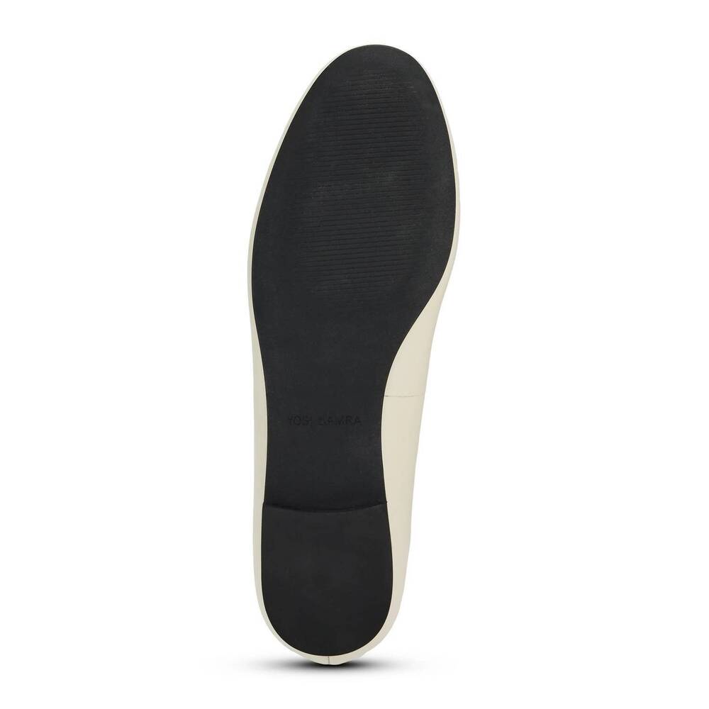 NEW YOSI SAMRA women's ziva flats in bone leather - Picture 4 of 5